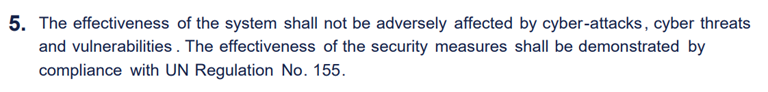 ｜法规动态｜R116法规认证中关于网络安全要求的变更(图2)